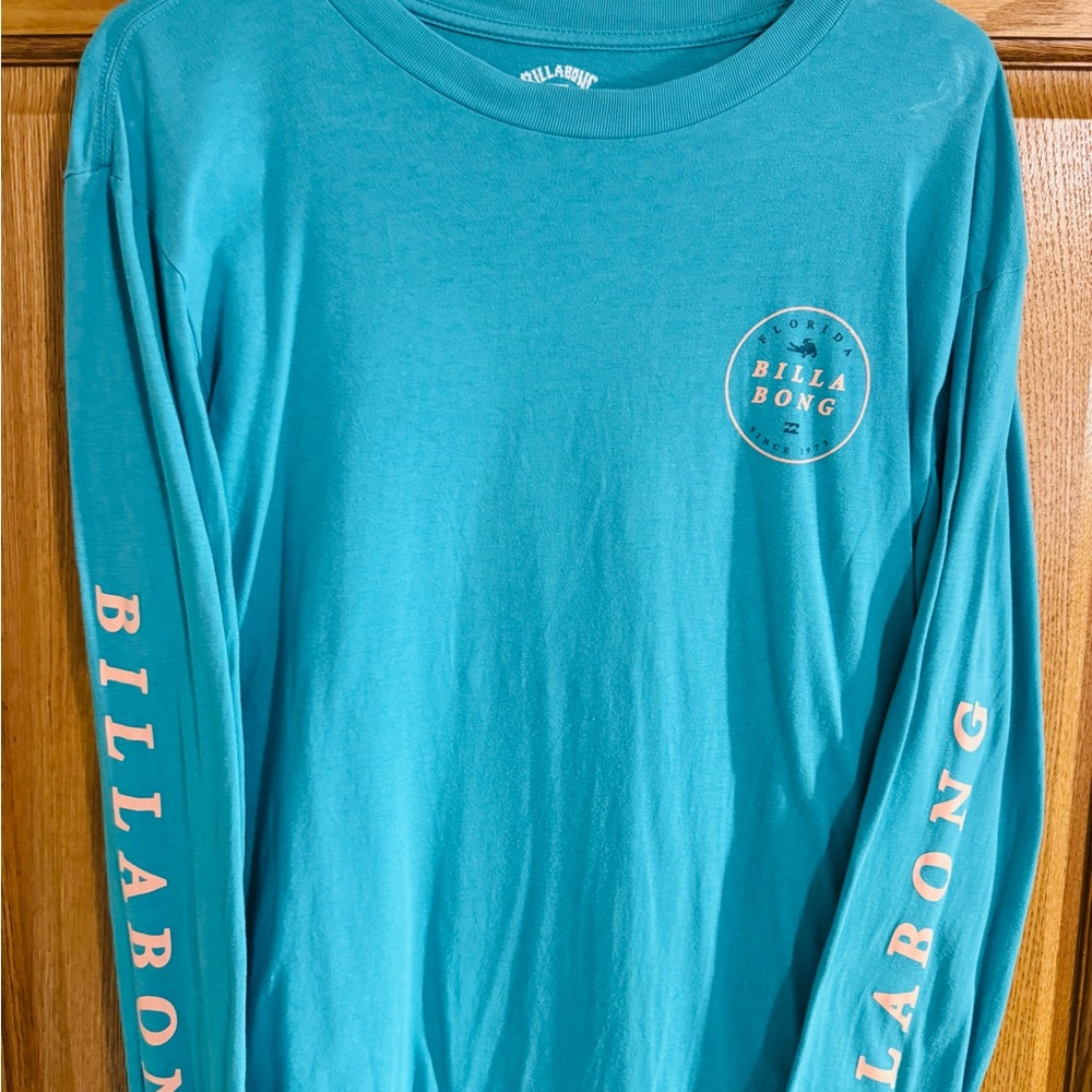 Billabong Teal Long Sleeve Tee